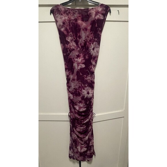 Free People Take Me Away Midi Sleeveless Open Back Dress $148 Purple Size M NWOT - Picture 5 of 7